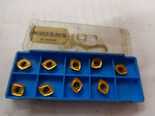 9 SECO CARBIDE INSERTS QCMX 010204R P35 STK2099