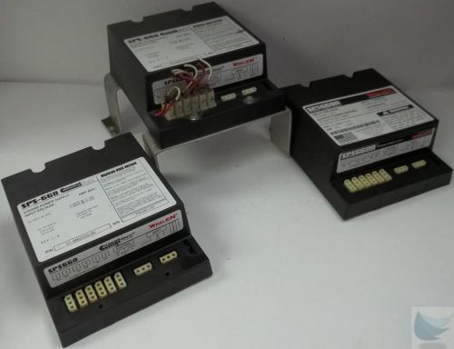 Lot of 3 Whelen Comet Flash SPS660 &amp; SPS660A 60W Strobe Power Supplies