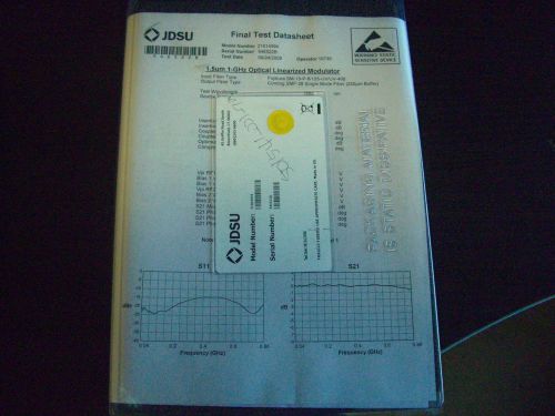 21014994 JDSU 1.5um 1-GHz Optical Linearized Modulator