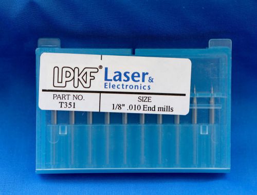 Lpkf laser endmill 0.010&#034; (0.254 mm) qty 10 for sale