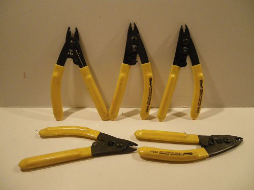 5 dual-port cfs-2 fiber optic wire stripper pliers clauss for sale