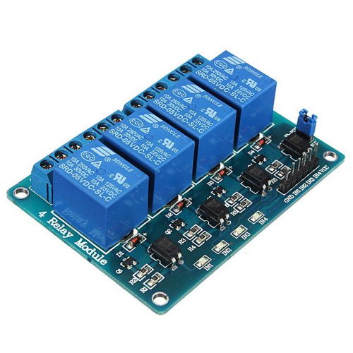 4-channel relay module dc 5v optocoupler for arduino pic arm avr dsp hd23l ^t for sale