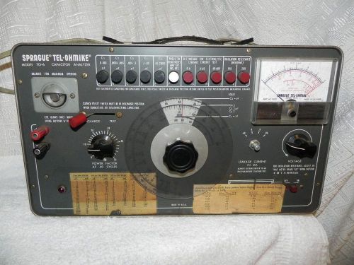 Sprague Tel-ohmike Model TO-6 Capacitor Analyzer