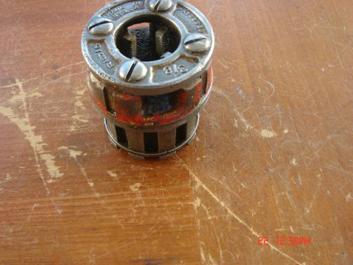 Ridgid Tool 00-R 00R Pipe Threader Threading 3/8” Die Head