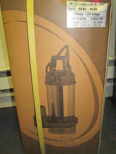 Stancor Avenger Series Submersible Vortex Pumps ( Product # SE-50 )