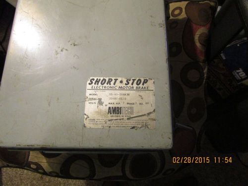 Ambitech Short Stop Motor Brake SS-4D-2SBR3J 2HP 3PHASE