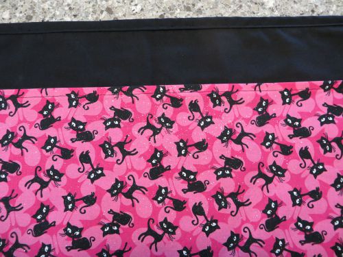 Sparkly Black Cats 3 Pocket/Waist/Waitress apron