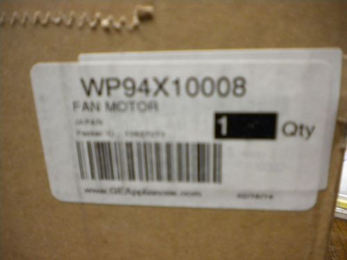 Brand new unopen box GE WP94X10008 fan motor