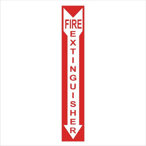 Fire Extinguisher 4 inch x 12 inch safety decal sticker sign label