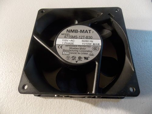 NMB-MAT 4715MS-12T-B30 115V--AC  1 PHASE  11/10W