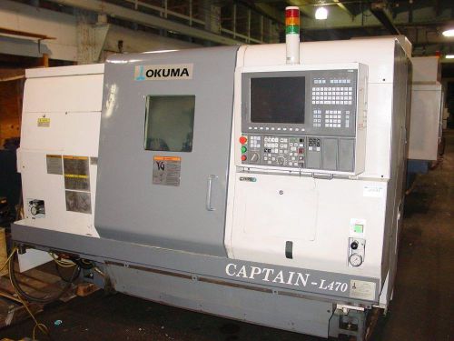 2006 OKUMA CAPTAIN L470 TURNING CENTER, ONLY 1033 CUT HOURS