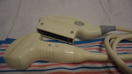 GE 3C-RS  Curved Array Ultrasound Probe - Transducer  Logic Logiqbook logiq