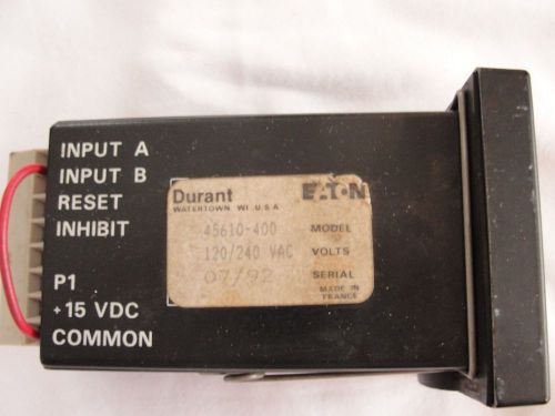 Used Durant Counter 45610-400  120/240VAC