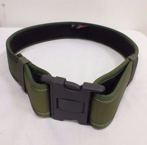 NEW BIANCHI ACCUMOLD 7200 TRAINING DUTY BELT LARGE OLIVE DRAB OD GREEN NYLON