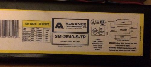 ADVANCE BALLAST SM 2E40-S-TP