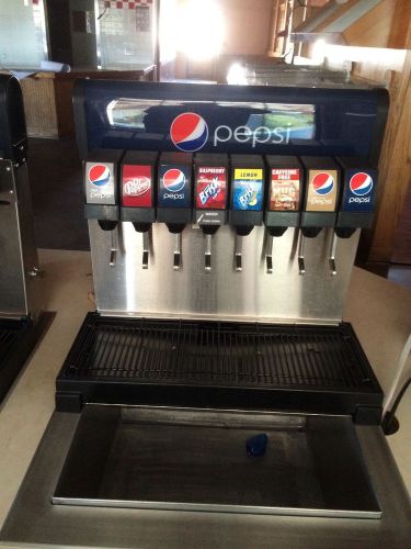 8-flavor pepsi soda fountain beverage dispenser with ice storage for sale