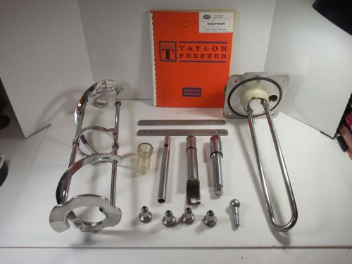 LOT PARTS TAYLOR SOFT SERVE ICE CREAM MACHINE BEATER FRAME DRIVE SHAFTS MANUAL