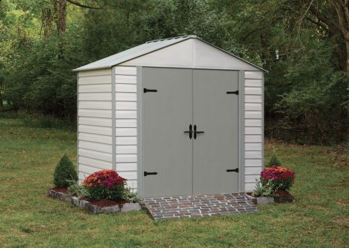 Arrow Shed - Vinyl Viking 8&#039; x 5&#039;- Small Outdoor  /Backyard /Garden Shed -VVCS85