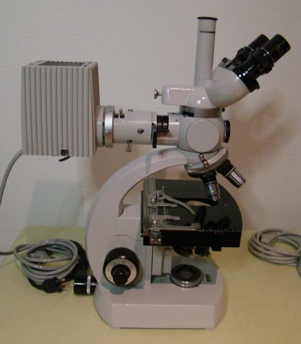 ZEISS TRINOCULAR PHASE/ REFLECTED LIGHT MICROSCOPE