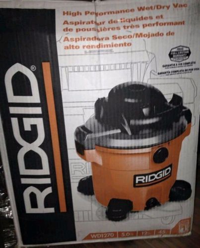 Ridgid 12 gal shop vac