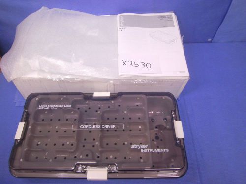 Stryker 4200-465 Cordless Driver Large Sterilization Case NEW