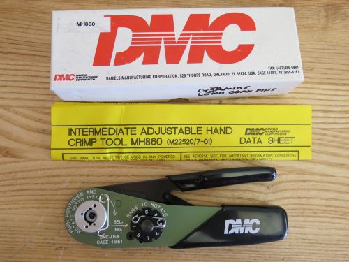 DMC / Daniels MH860 Hand Crimp Tool ((M22520/7-01)-New In Box