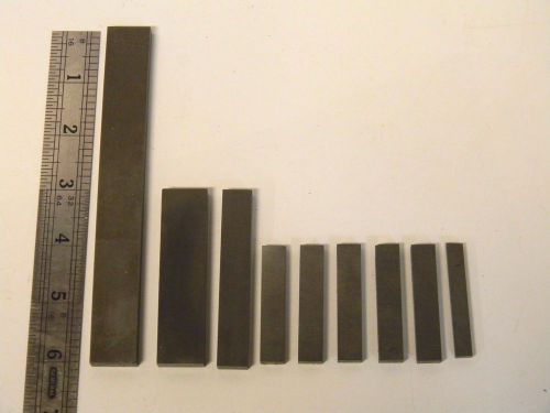 METAL WORK-MACHINING SOLID CARBIDE BLANKS, 765gm TOTAL WT, LOT OF 9pcs.