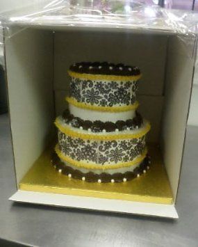 Cakesupplyshop packaged two tier 2pack tall 12x12x12 cake carry box for sale