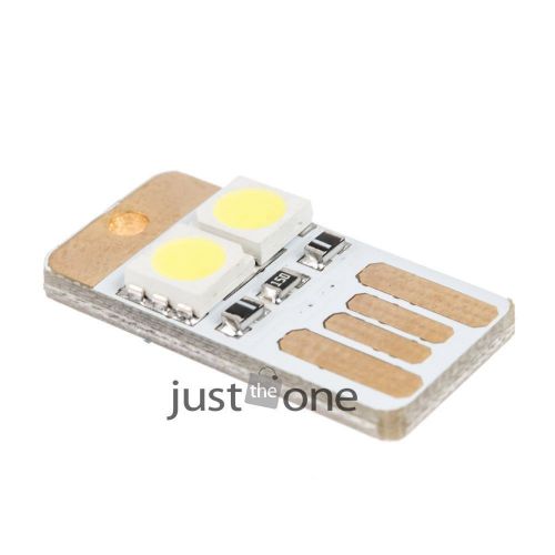 5Pcs Plugs Into any USB,.LED lights keychain Mini apple logitech pc hp mac Car