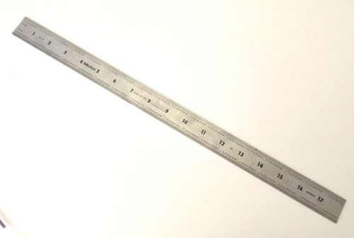 New Mitutoyo 18&#034;  Rigid Machinist Rule Scale Ruler 182-241