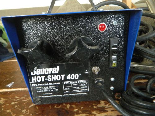 General pipe cleaners hs-400 400-amp hotshot pipe thawer -
							
							show original title for sale
