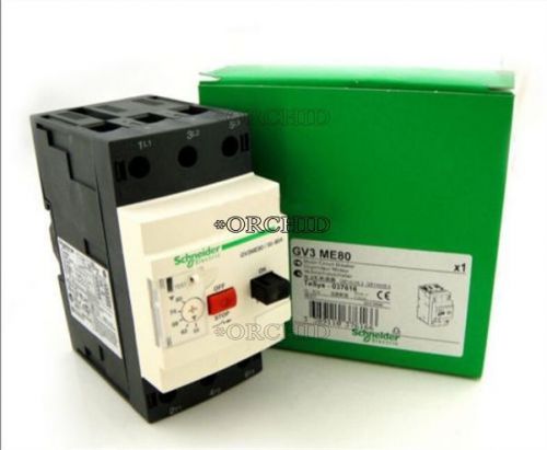 1PC New Schneider Telemecanique Motor Circuit Breaker GV3-ME80 56-80A