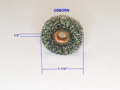 New OSBORN Power Brush 266-SV-TN RINGLOCK BRUSH 1-1/4 O.D. 1/4&#034;