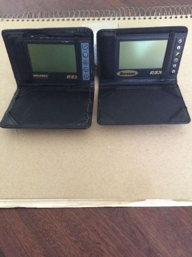 Electronic Rolodex Lot X 2 REX