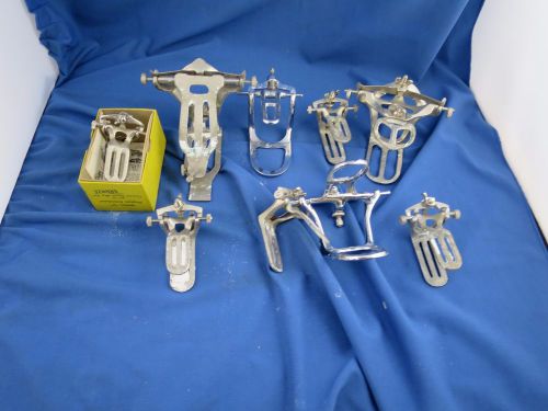 Lot of 9 Articulators, Metal