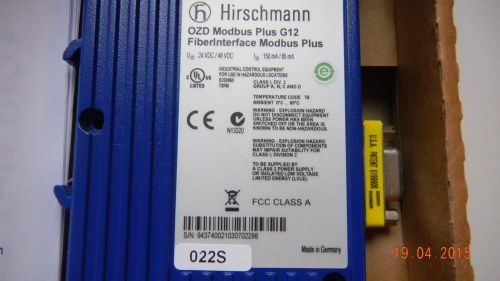 Hirschmann 943740-021, OZD Modbus Plus G12 -Opt Fiber Transceiver