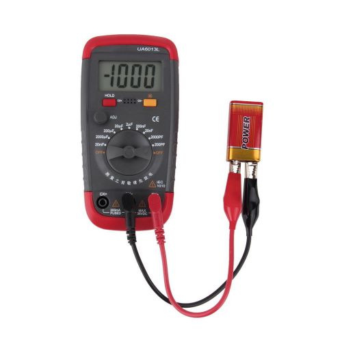 UA6013L Auto Range Digital LCD Capacitor Capacitance Test Tester Meter NEW US OR