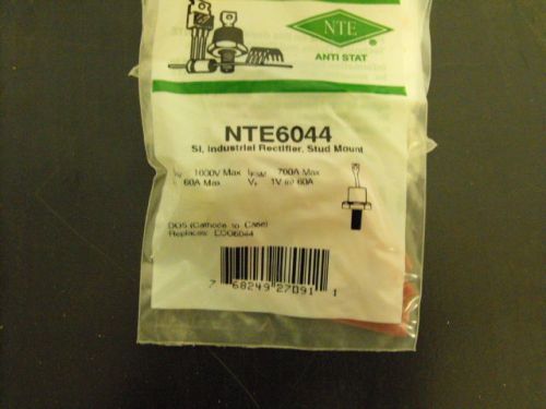 ECG,  NTE 6044,  S1, Industrial Rectifier, Stud Mount