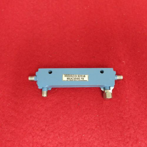 Midisco MDC2055 10 Miniature 10dB 1-4 GHz Directional Coupler SMA