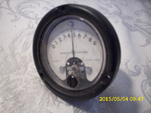 Vintage Antique Airplane Meter Gauges Hewlett Packard 1120-0028-9 1-9 Steampunk