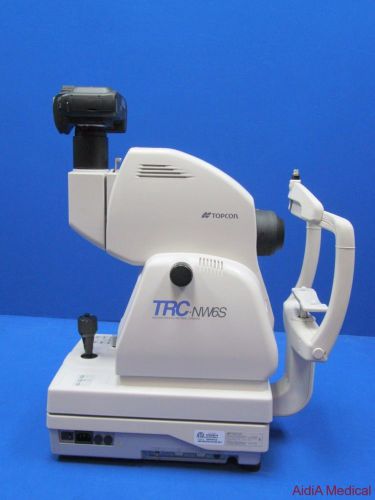 TOPCON TRC-NW6S 287332 NON-MYDRIATIC RETINAL  FUNDUS CAMERA with NIKON CAMERA