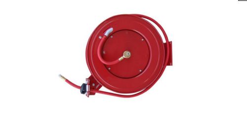 50 ft.Industrial grade Retractable Heavy Gauge Air Hose Reel with Auto Rewind