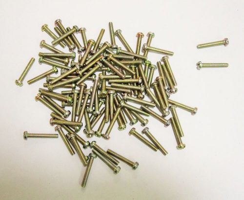 Stainless Machine Screw lot Combination slot M4 x 25mm 100pcs