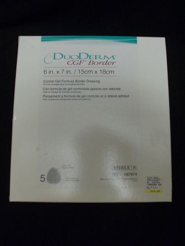 NIB DUODERM CONTROL GEL 4 FORMULA BORDER DRESSING 187974