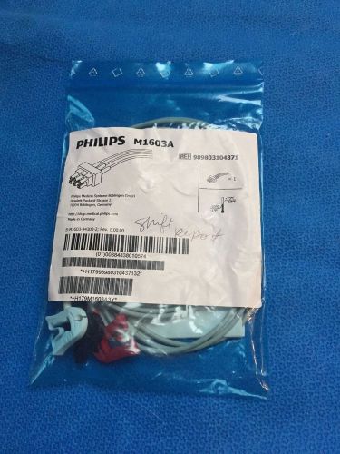 Philips  M1603A 3 Lead ECG Safety Cable Lead Set NEW IN PACKAGE