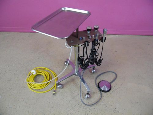 Hampton Research 3015 Dental Delivery Unit Mobile Cart w/ Star Titan 3 Handpiece