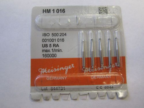 Meisinger Carbide Bur RA  / Latch # 5  Pack of 5