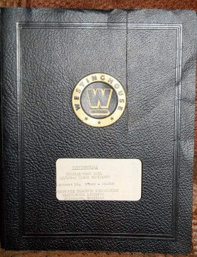 Westinghouse Data Manual AN/BPS-4 Radar Equipment