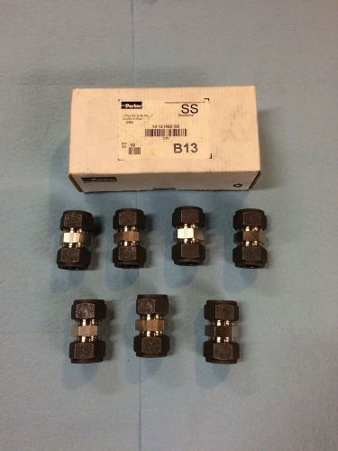 Parker cpi 12-12 hbz-ss union lot of 7 surplus nos for sale