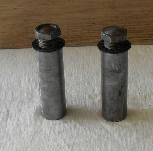 2 DELTA ROCKWELL  Drill press Motor mount sliding stud w/nuts, washers #DP-291